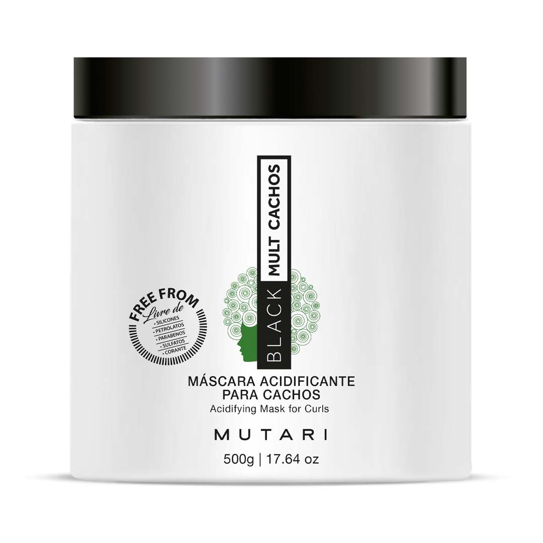Promoção Mutari Black Multi Cachos Máscara Capilar Acidificante - 500g