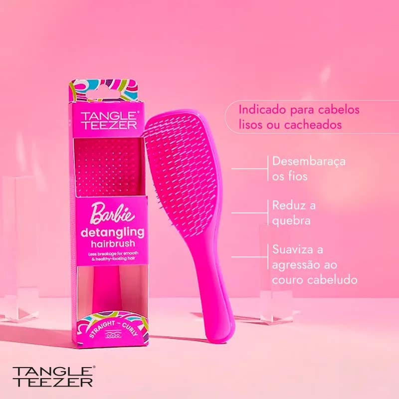 Promoção Tangle Teezer Wet Detangler Escova de Cabelo - Barbie