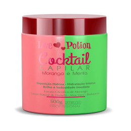 Love Potion Cocktail Capilar Morango e Menta Hidratação 500g