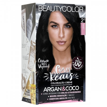 BeautyColor Coloração Permanente Preto 2.0 - 45g