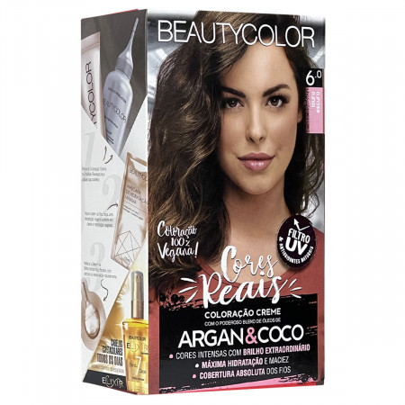BeautyColor Coloração Permanente Louro Escuro 6.0 - 45g