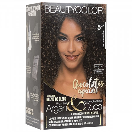 BeautyColor Coloração Permanente Marrom Passion 5.37 - 45g
