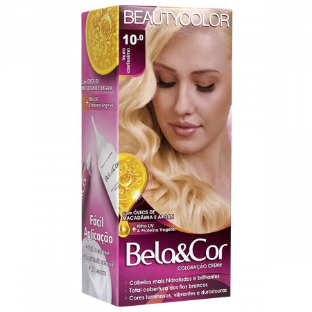 BeautyColor Coloração Bela&Cor Kit 10.0 Louro Claríssimo