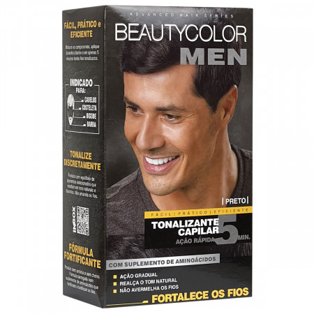 Beautycolor Men Tonalizante Gel Sem Amônia Preto