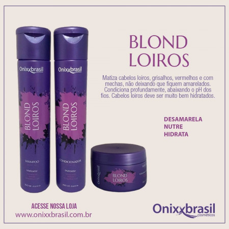 Onixx Brasil Condicionador Blond Loiros 300ml