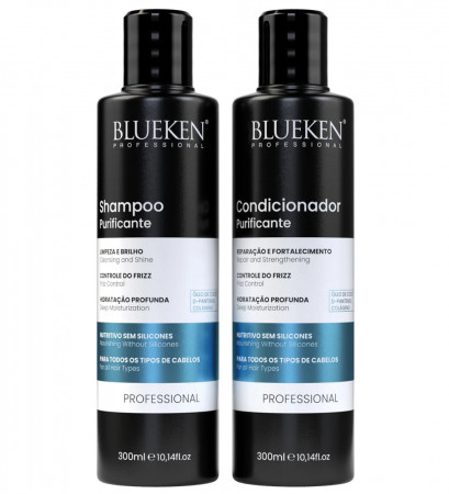 Blueken Manutenção Purificante Shampoo e Condicionador - 2x300ml