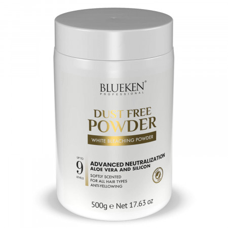 Blueken Dust Free Powder Pó Descolorante 9 Tons - 500g
