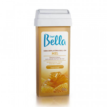Depil Bella Cera Depilatória Roll-on Mel - 100g
