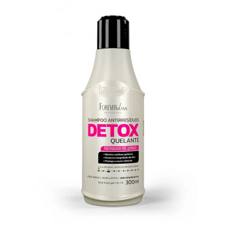 Forever Liss Shampoo Antirresíduos Detox Quelante - 300ml