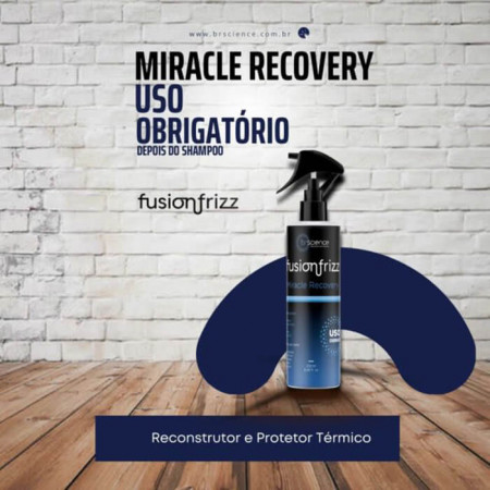 Brscience Fusion Frizz Miracle Recovery Uso Obrigatório 250ml