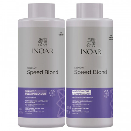 Inoar Absolut Speed Blond Desamarelador Kit - 2x800ml
