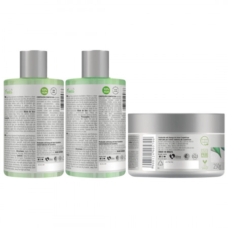 Inoar Água Fresca Kit Shampoo e Condicionador + Máscara 300g