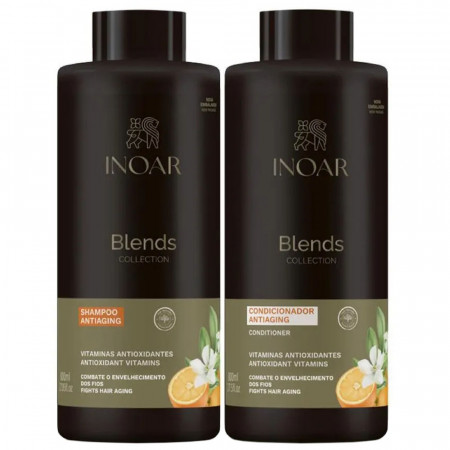 Inoar Coleção Blends Kit Shampoo e Condicionador 2x800ml