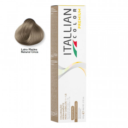 Itallian Color 10.01 Louro Platina Natural Cinza Premium - 60g