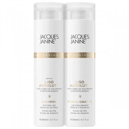 Jacques Janine Liso Absoluto Kit Shampoo e Condicionador -2x240ml
