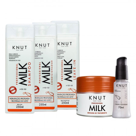 KNUT Kit Milk Hidratação Profunda (5 Produtos)