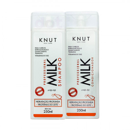 KNUT Milk Kit Shampoo e Condicionador - 2x250ml