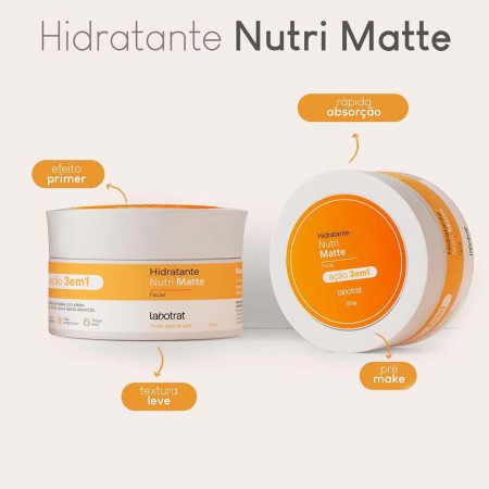 Labotrat Hidratante Facial Nutri Matte 3 em 1 - 100g