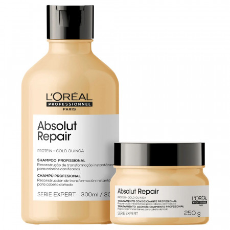 L'Oréal Expert Absolut Repair Gold Quinoa Kit Shampoo e Máscara