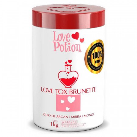 Love Potion Love Tox Brunette Bt-o.x Sem Formol - 1Kg