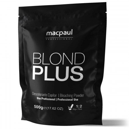 Macpaul Blond Plus Pouch Branco Pó Descolorante - 500g