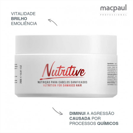 MacPaul Nutritive Máscara Tratamento Capilar - 250g