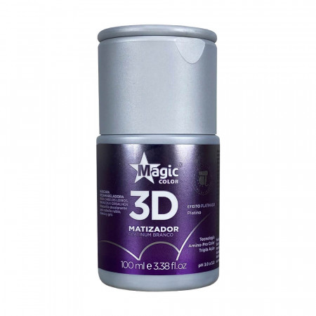 Magic Color Matizador 3D Platinum Branco - Efeito Platinado 100ml