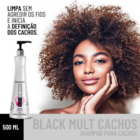 Mutari Black Multi Cachos Shampoo - 500ml