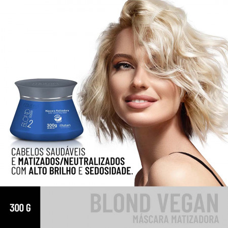 Mutari Blond Vegan Máscara Capilar Matizadora - 300g
