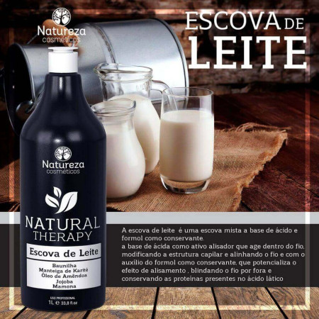 Natureza Cosméticos Progressiva Escova de Leite 1 Litro