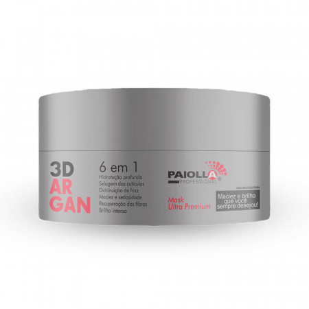 Paiolla Mascara Ultra Premium 3D Argan 6 em 1 - 150g
