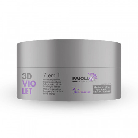 Paiolla Mascara Ultra Premium 3D Violet 7 em 1 - 150g