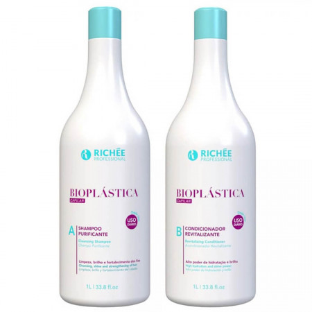 Richée Bioplástica Kit Duo Shampoo e Condicionador 2x1Litro