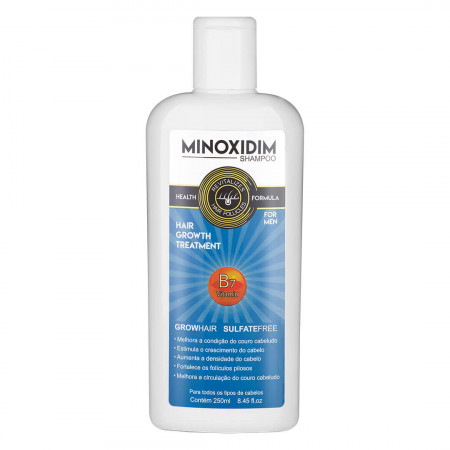 Nanovin A Minoxidim for Men Shampoo Crescimento Capilar 250ml