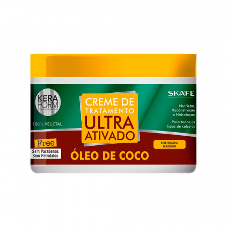 Skafe Óleo de Coco Creme de Tratamento Ultra Ativado - 500g