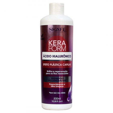 Skafe Keraform Ácido Hialurônico Shampoo Regenerador - 500ml