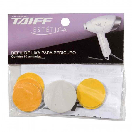 Taiff Refil de Lixa para Pedicure Pé Soft Feet Kit