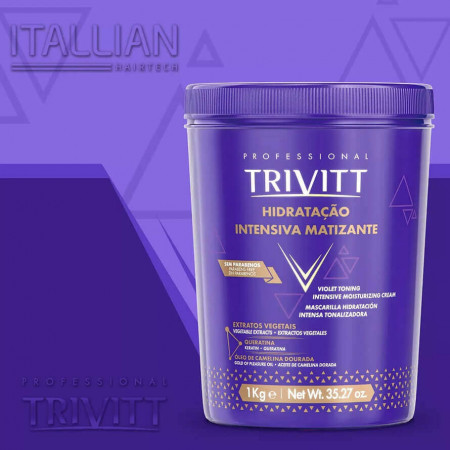 Itallian Trivitt Blonde Hidratação Matizante - Mascara 1Kg